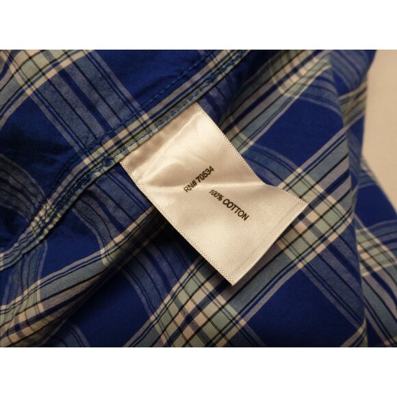 Orvis Heritage Wash Plaid Shirt Men’s Size Large Cotton Button Down Casual - Picture 13 of 14